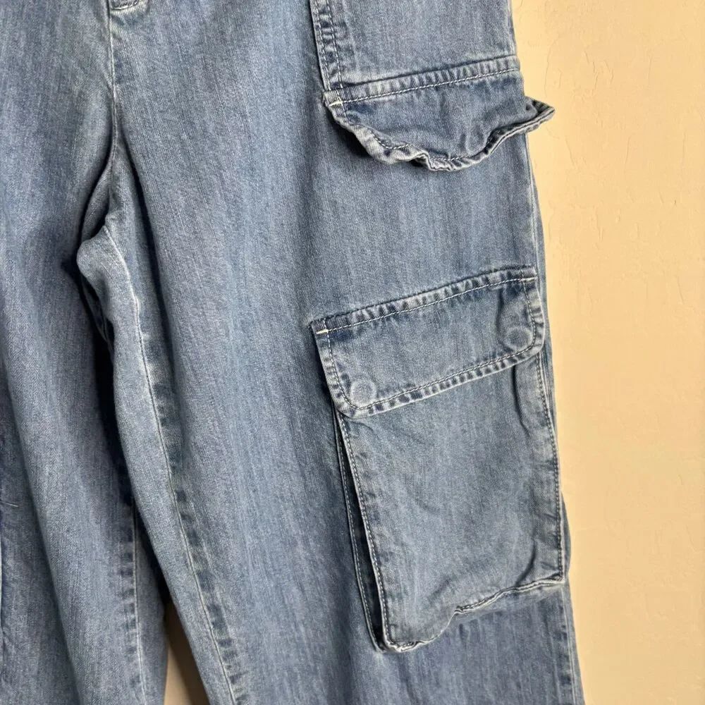 FRAME Relaxed Straight Cargo Jeans - Picture 5 of 7